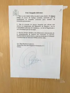 Jueza de Girona cartel informa causa retrasos